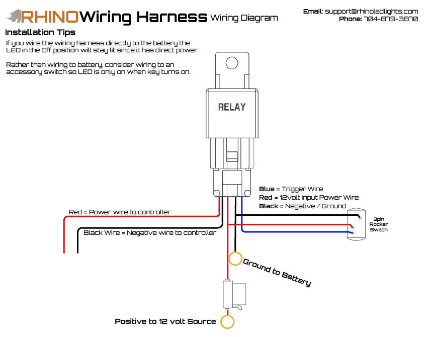 Rhino Lights Wiring Diagram