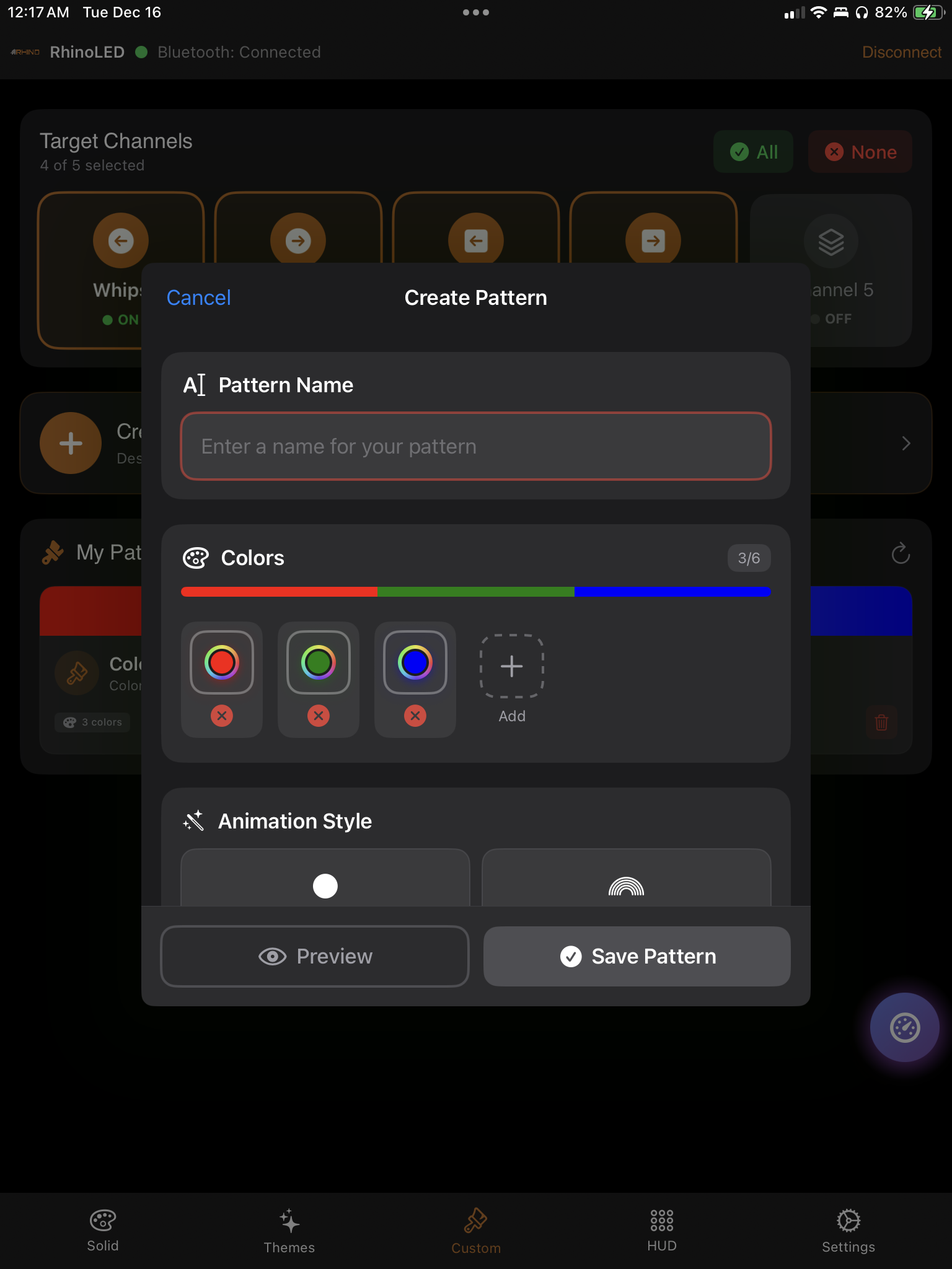 Create Custom Patterns