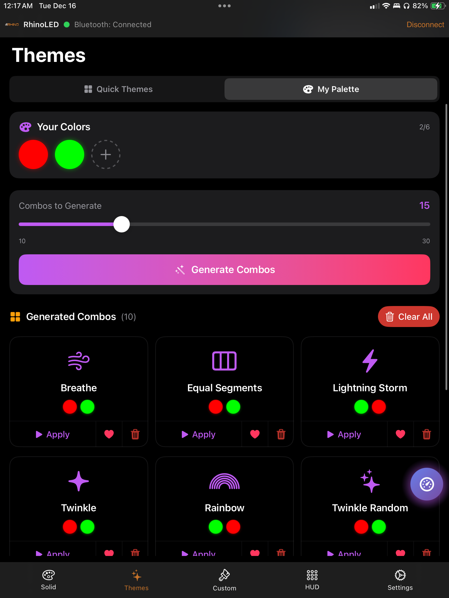 Custom Themes