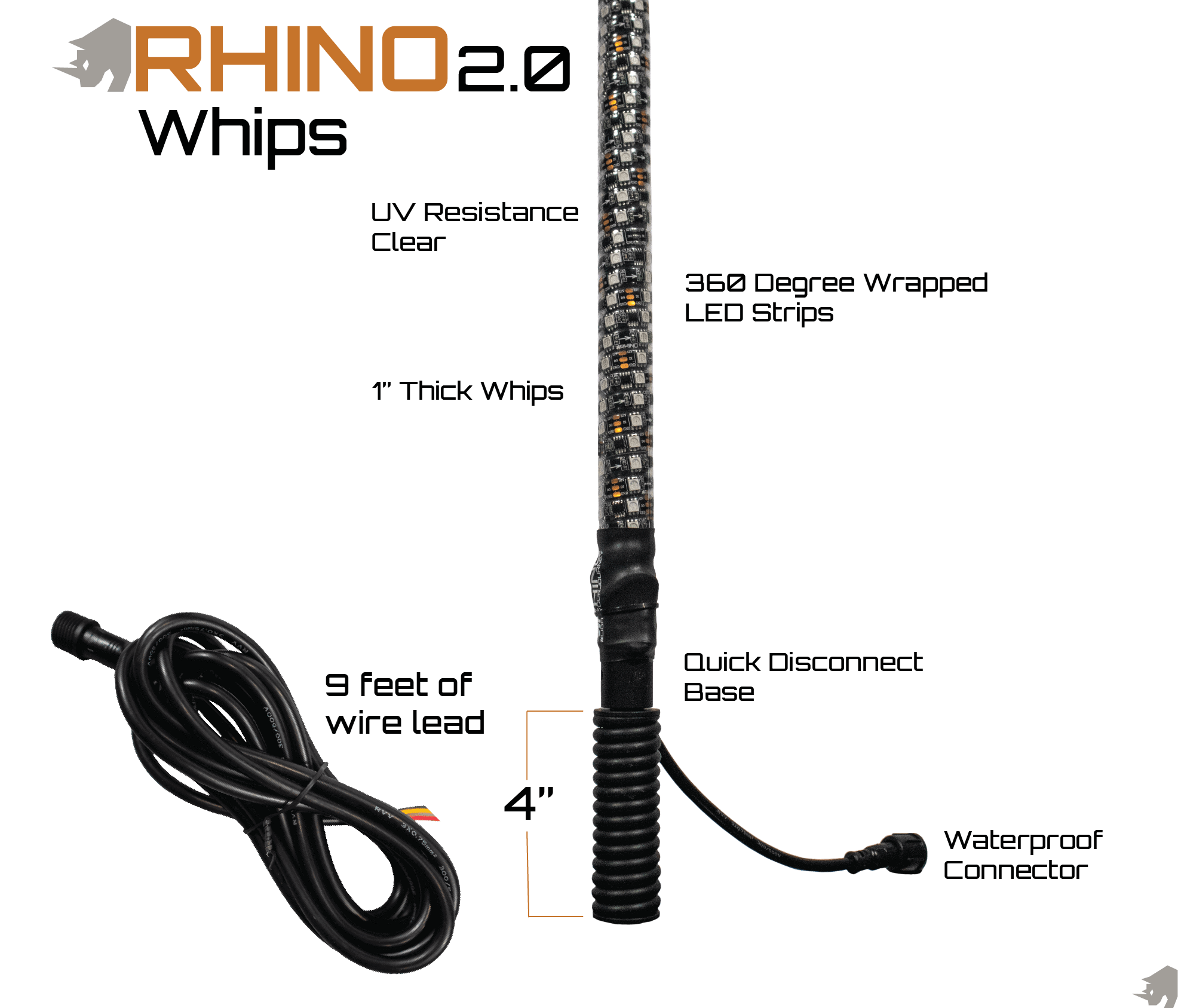 Rhino Whip Lights