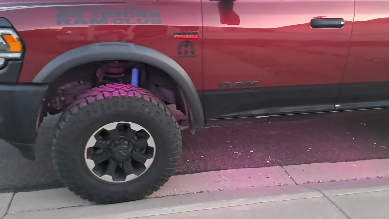 RGB Rock Lights on Ram Truck