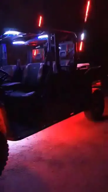 Customer build: Defender With Music Mode Syncing From One Controller