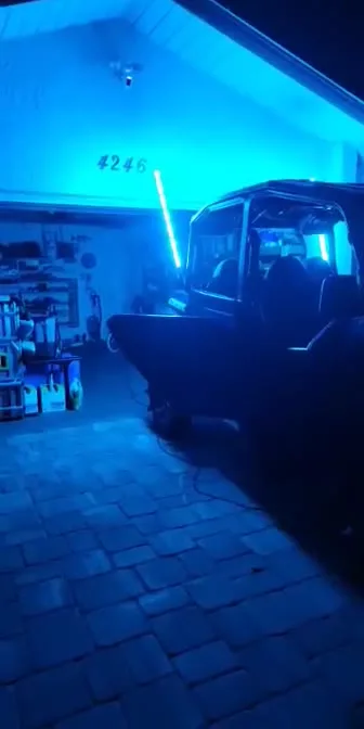 Polaris General with Whip Lights
